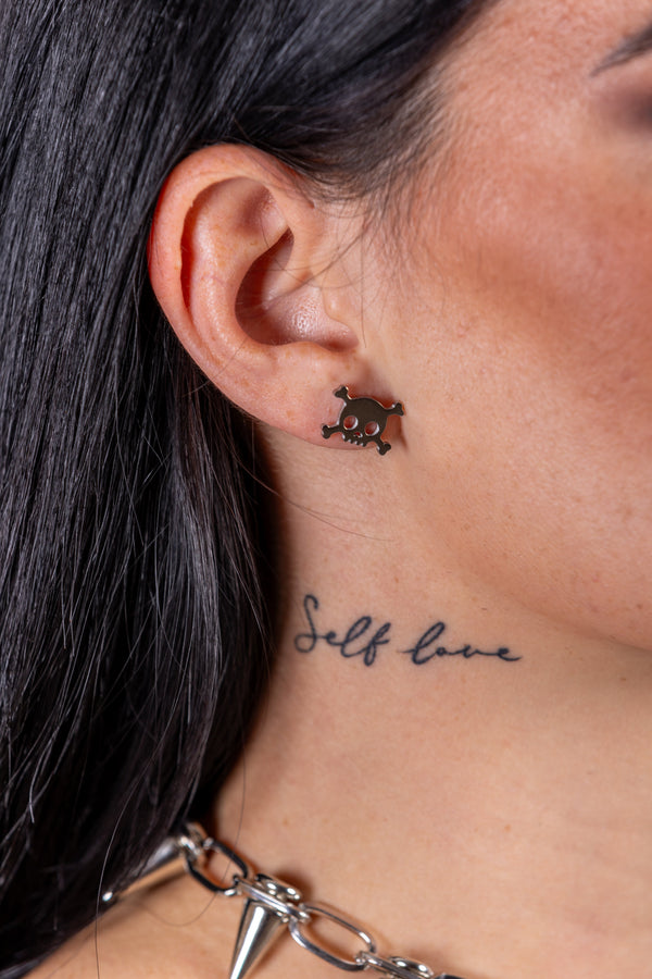 Crossbones Skull Earrings