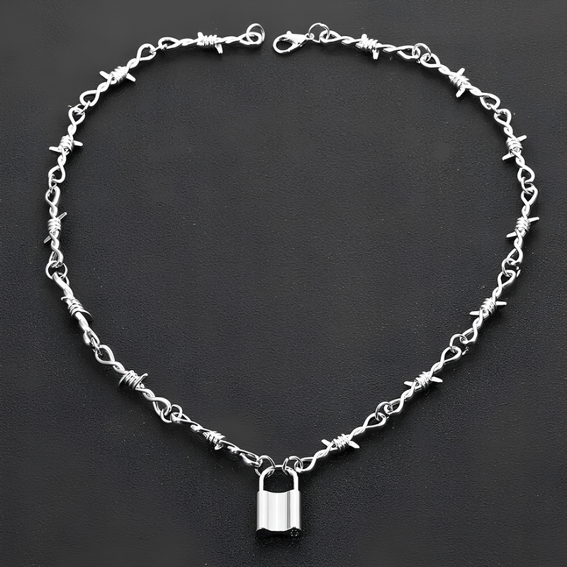 Barbed Lock Necklace