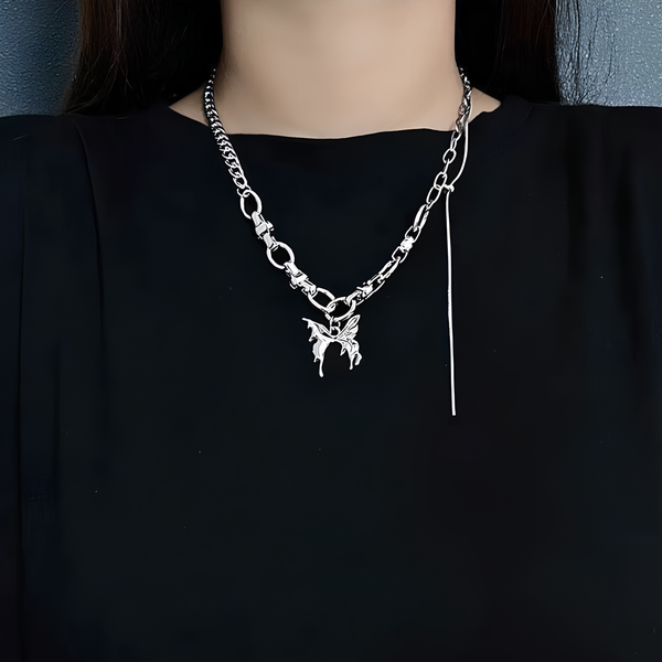 Midnight Flutter Necklace