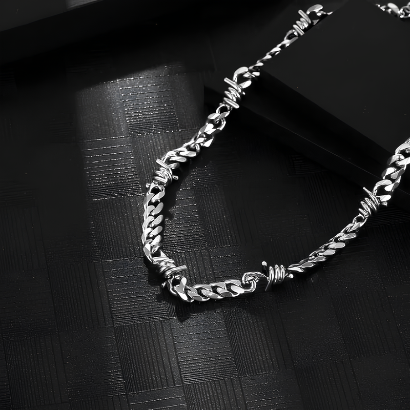 9mm Barb Wire Cuban Chain