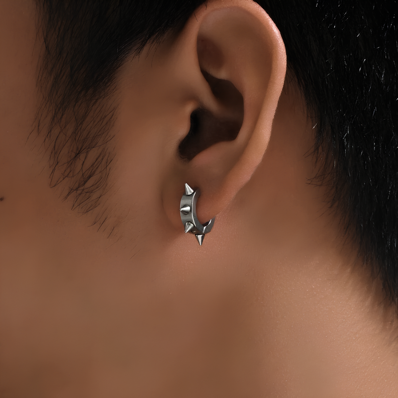 Spiked Mini Hoops
