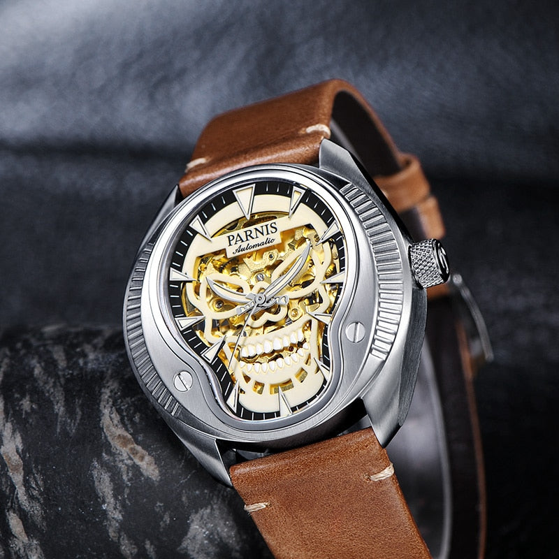 Biker Skull Watch