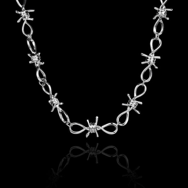 Twisted Barb Wire Necklace